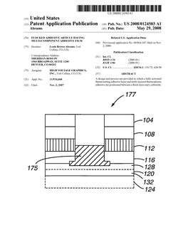 N132 124 Patent Application Publication May 29, 2008 Sheet 1 of 8 US 2008/O124503A1