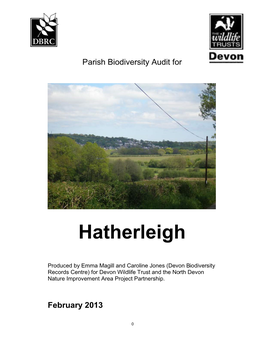 Hatherleigh Parish Biodiversity Audit