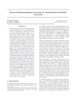 Boosted Backpropagation Learning for Training Deep Modular Networks