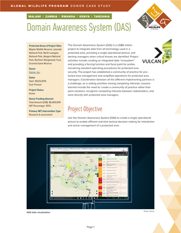 Domain Awareness System (DAS)