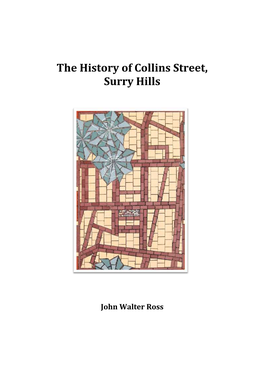 The History of Collins Street, Surry Hills