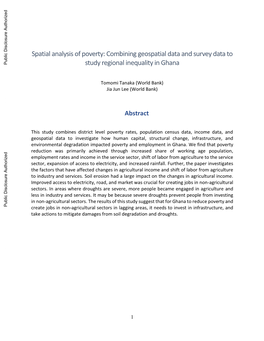 3. Trends of Poverty, Economic Structure, Human Capital, Infrastructure and Environmental Degradation