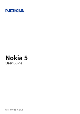 Nokia 5 User Guide