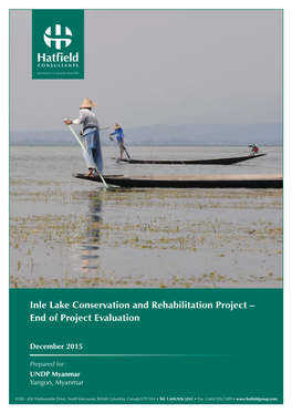 Inle Lake Conservation and Rehabilitation Project – End of Project Evaluation