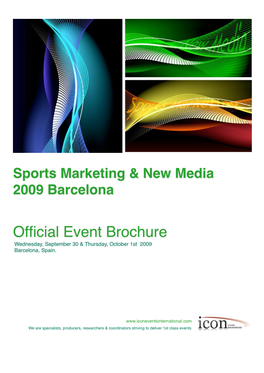 Official Event Brochure