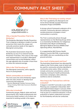 Kimberley Community Fact Sheet