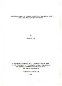 Thermoeconomics of Lithium Bromide/Water Absorption Chillers and Heat Transformers