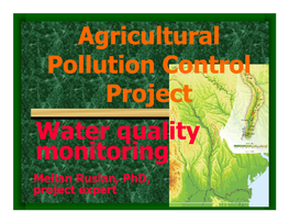 Agricultural Pollution Control Project