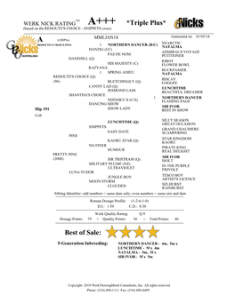 Pedigree Ratings