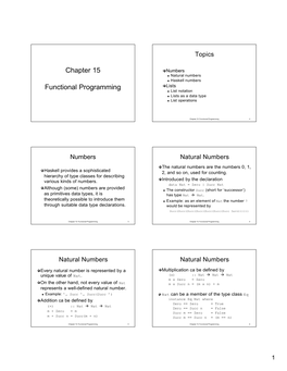 Chapter 15 Functional Programming