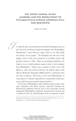 In 1848 the Slave-Turned-Abolitionist Frederick Douglass Wrote In