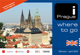 Where to Go 365 90 Dní Dní V Praze Na February – April 2020 Moravě S Dětmi 2  I-Prague What’S Going on in Prague