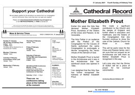 Mother Elizabeth Prout