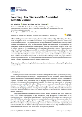 Breaching Flow Slides and the Associated Turbidity Current