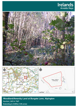 Woodland/Amenity Land at Burgate Lane, Alpington