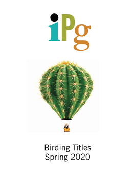IPG Spring 2020 Birding Titles - December 2019 Page 1