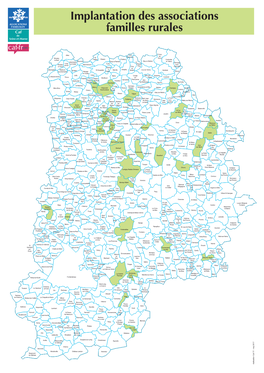 Implantation Des Associations Familles Rurales