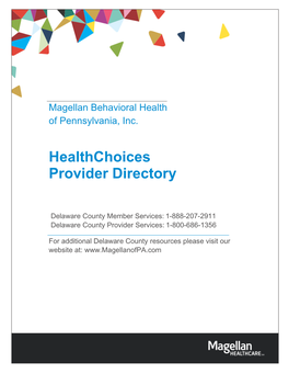 Delaware County Provider Directory