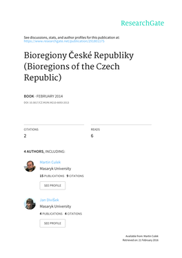 Bioregiony České Republiky (Bioregions of the Czech Republic)