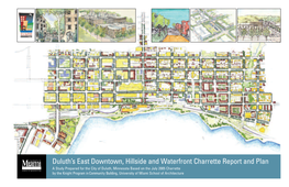 Duluth's East Downtown, Hillside and Waterfront Charrette Report and Plan