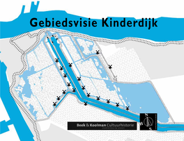 Gebiedsvisie Kinderdijk Doelstelling Stichting Werelderfgoed Kinderdijk