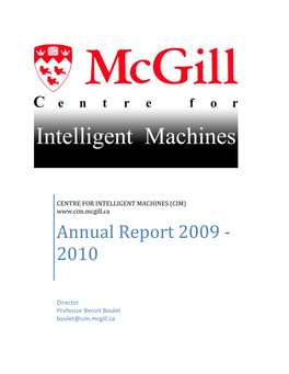 Annual Report 2009 - 2010