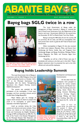 Bayog Bags SGLG Twice in a Row