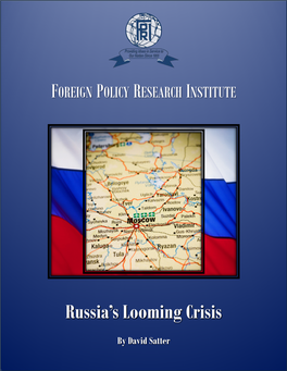 Russia's Looming Crisis