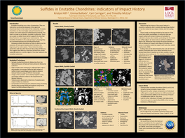 Sulfides in Enstate Chondrites