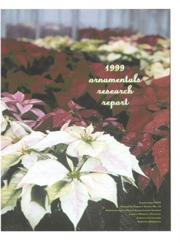 Alabama Summer Bedding Plant Performance in 1997