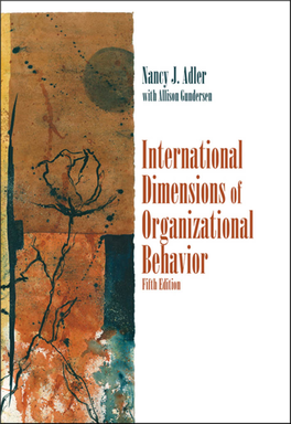 International Dimensions of Organizational Behavior