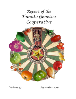 Report of the Tomato Genetics Cooperative