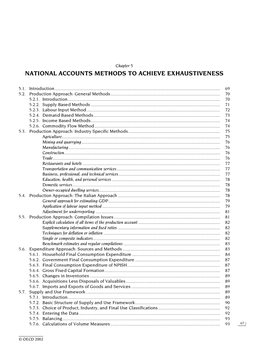 National Accounts Methods to Achieve Exhaustiveness
