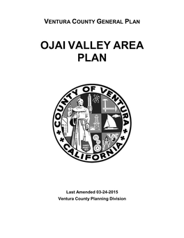 Ojai Valley Area Plan