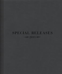 Special Releases 2013 Exquisitely Rare