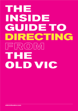 The Inside Guide to Directing