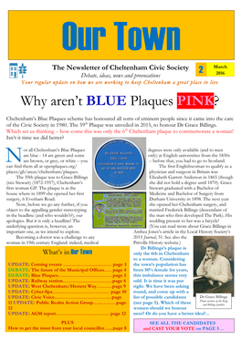 Why Aren't BLUE Plaques PINK?