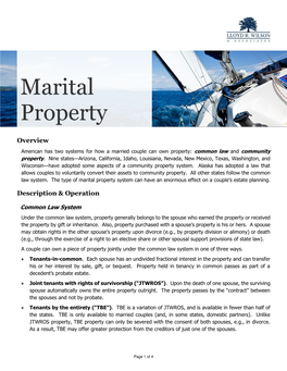 Marital Property