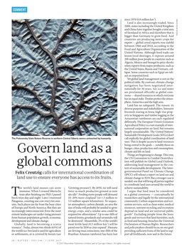 Govern Land As a Global Commons