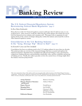 FDIC Banking Review, Vol. 17, No. 4