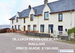19, Loch Nevis Crescent, Mallaig Price Guide £130,000