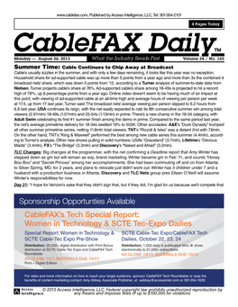 Cablefax Dailytm Cablefax Dailytm