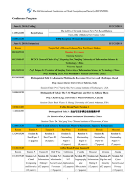 Conference Program