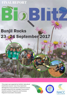 Bunjil Rocks Bioblitz Results