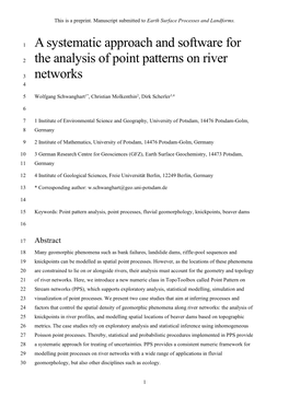 A Systematic Approach and Software for the Analysis of Point Patterns On