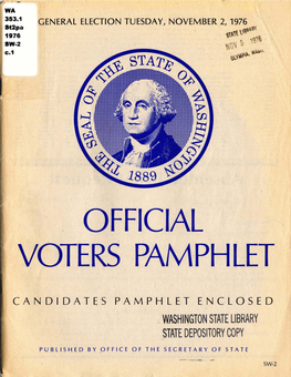 1976 Voters' Pamphlet