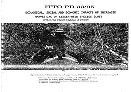 Itto Fd 33195 Ecological, Social and Economic