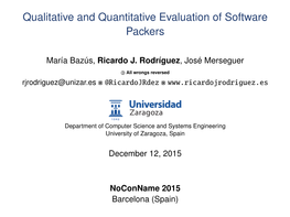 Qualitative and Quantitative Evaluation of Software Packers