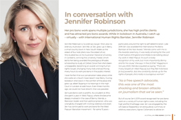 In Conversation with Jennifer Robinson