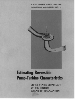 Estimating Reversible Pump-Turbine Characteristics